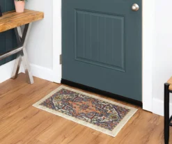 Mohawk Tethys Blue & Peach Ornamental Area Rug -Carpet Promotion 810601105 A0 3