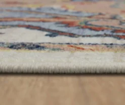 Mohawk Tethys Blue & Peach Ornamental Area Rug -Carpet Promotion 810601105 A8 4