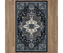 Tethys Navy & Charcoal Ornamental Area Rug, (5' X 8') -Carpet Promotion 810601112 A0 2