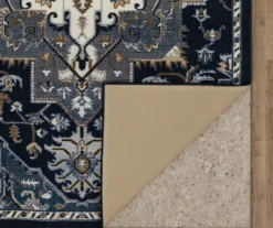 Tethys Navy & Charcoal Ornamental Area Rug, (5' X 8') -Carpet Promotion 810601112 A8 2