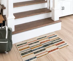 Mohawk Tilton Beige & Multi-Color Block Pattern Area Rug -Carpet Promotion 810601115 A0 3