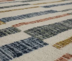 Tilton Beige & Multi-Color Block Pattern Area Rug, (2' X 8') 12 Tilton Beige & Multi-Color Block Pattern Area Rug, (2' X 8') -Carpet Promotion 810601116 A8 3