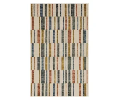 Mohawk Tilton Beige & Multi-Color Block Pattern Area Rug -Carpet Promotion 810601118 A0 1 1