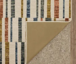 Tilton Beige & Multi-Color Block Pattern Area Rug, (6' X 9') -Carpet Promotion 810601118 A8 2