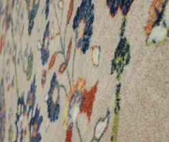 Queensbury Beige & Navy Ornamental Floral Area Rug, (7.5' X 10') -Carpet Promotion 810601124 A8 3