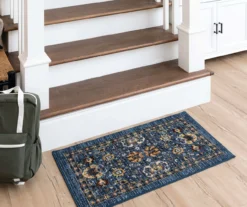 Mohawk Bay Hill Navy & Brown Floral Area Rug -Carpet Promotion 810601130 A0 3