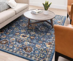 Mohawk Bay Hill Navy & Brown Floral Area Rug -Carpet Promotion 810601132 A0 4 1
