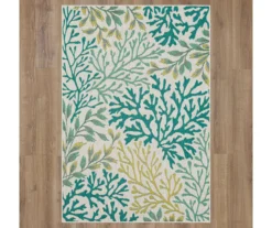 Mohawk Home Coastal Cove Teal Area Rug -Carpet Promotion 810601135 A0 2 1