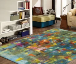 Mohawk Home Confetti Canvas Multi Area Rug -Carpet Promotion 810601155 A0 4 1