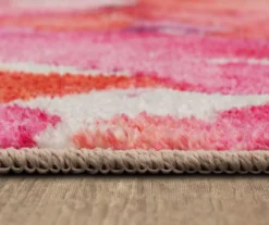 Sunwashed Dream Pink & Blue Watercolor Area Rug, (5' X 8') 16 Sunwashed Dream Pink & Blue Watercolor Area Rug, (5' X 8') -Carpet Promotion 810601159 A8 4