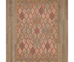 Mohawk Home Paradise Grove Rust Area Rug -Carpet Promotion 810601168 A0 2 1