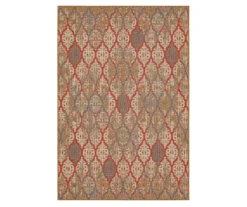 Mohawk Home Paradise Grove Rust Area Rug -Carpet Promotion 810601169 A0 1