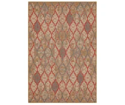 Mohawk Home Paradise Grove Rust Area Rug -Carpet Promotion 810601170 A0 1 1