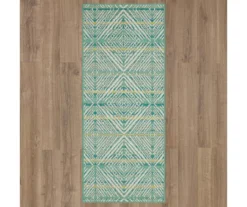 Mohawk Home Poolside Diamond Teal Area Rug 26 Mohawk Home Poolside Diamond Teal Area Rug -Carpet Promotion 810601175 A0 2 1