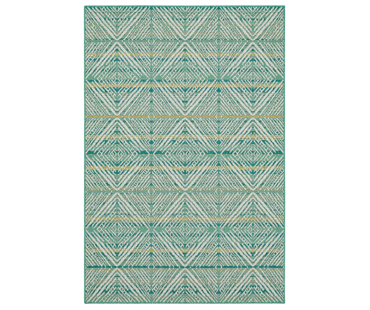 Mohawk Home Poolside Diamond Teal Area Rug 4 Mohawk Home Poolside Diamond Teal Area Rug - Image 4