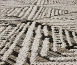 Poolside Diamond Dark Gray & Ivory Outdoor Area Rug, (2.5' X 6') -Carpet Promotion 810601179 A8 3