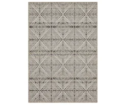Mohawk Home Poolside Diamond Dark Grey Area Rug -Carpet Promotion 810601181 A0 1
