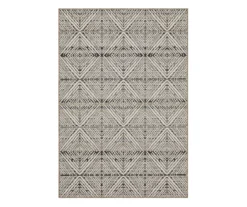 Mohawk Home Poolside Diamond Light Grey Area Rug