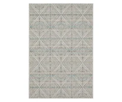 Mohawk Home Poolside Diamond Light Grey Area Rug -Carpet Promotion 810601185 A0 1