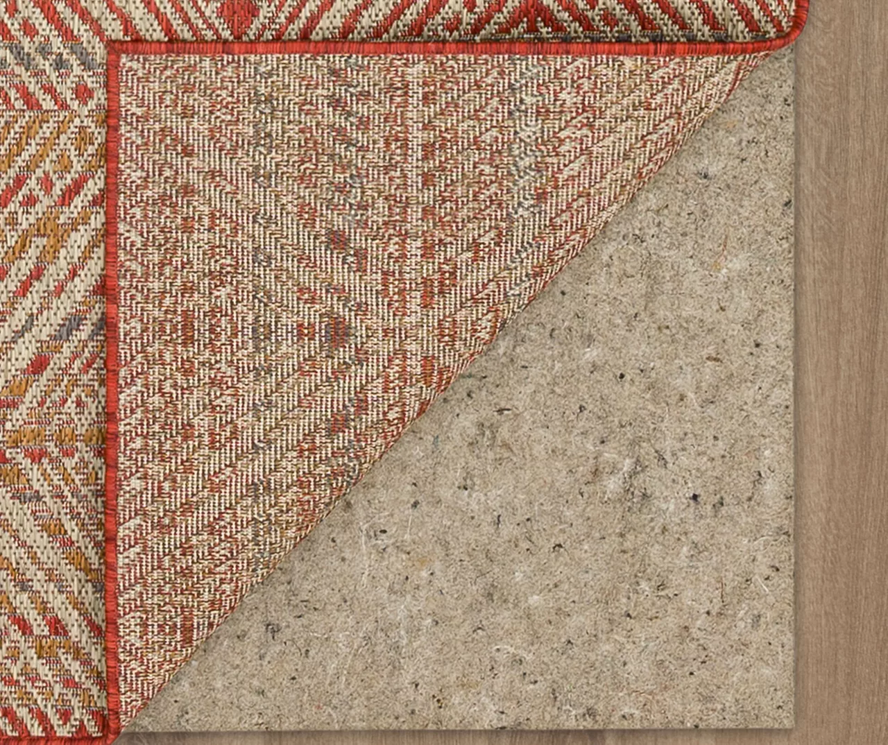 Mohawk Home Poolside Diamond Rust Area Rug 14 Mohawk Home Poolside Diamond Rust Area Rug - Image 14