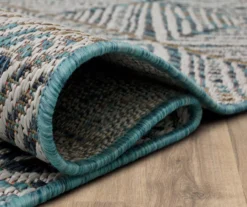 Mohawk Home Poolside Diamond Blue Area Rug -Carpet Promotion 810601192 A8 5 1