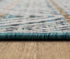 Mohawk Home Poolside Diamond Blue Area Rug -Carpet Promotion 810601193 A8 4