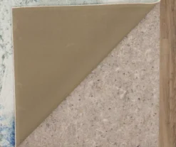 Gold Vein Gray & Blue Abstract Area Rug, (8' X 10') -Carpet Promotion 810601212 A8 2