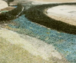 Mohawk Home Canvas Rings Aqua Area Rug -Carpet Promotion 810601216 A8 3 1