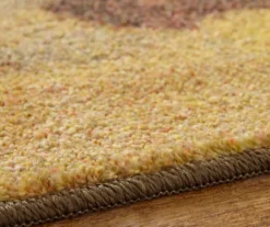 Pendulum Brown & Gray Abstract Circle Area Rug, (8' X 10') -Carpet Promotion 810601221 A8 4