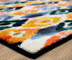 Mohawk Home Watercolor Ikat Dark Orange Area Rug -Carpet Promotion 810601230 A8 1