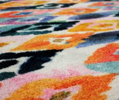 Mohawk Home Watercolor Ikat Dark Orange Area Rug -Carpet Promotion 810601230 A8 3