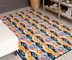 Mohawk Home Watercolor Ikat Dark Orange Area Rug -Carpet Promotion 810601231 A0 3