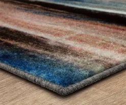 Day Dream Blush & Aqua Abstract Area Rug, (8' X 10') -Carpet Promotion 810601243 A8 1