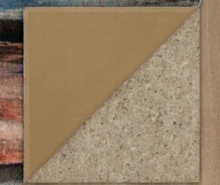 Day Dream Blush & Aqua Abstract Area Rug, (8' X 10') -Carpet Promotion 810601243 A8 2