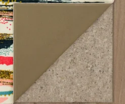 Beige & Multi-Color Brushed Stripe Area Rug, (8' X 10') -Carpet Promotion 810601255 A8 2