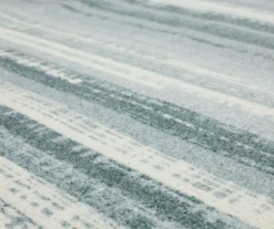 Avenue Blue & Ivory Stripe Runner Rug, (2' X 8') -Carpet Promotion 810620440 A8 3 1