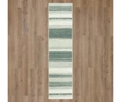 Rainbow Gray Stripe Runner Rug, (2' X 5') -Carpet Promotion 810620444 A0 2