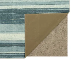 Rainbow Blue Stripe Runner Rug, (2' X 8') -Carpet Promotion 810620453 A8 2