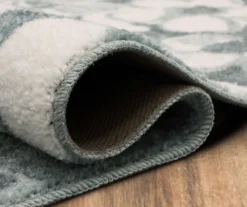 Radiance Gray & White Floral Runner Rug, (2' X 8') -Carpet Promotion 810620465 A8 5 1